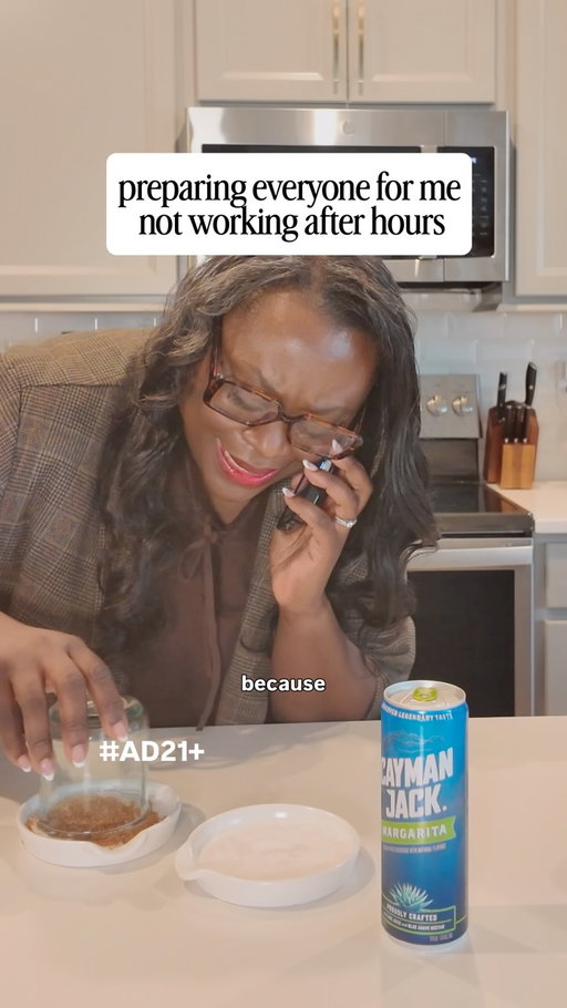 #AD21+ If you need me, no you don’t. 🙅🏾‍♀️ Normalizing the hard stop, the early log-off, and the well-deserved unwind with a @caymanjack 🍹 waiting when that laptop closes.

Tell Cayman Jack how you’d unwind after a long day at the office for Cayman Jack Margaritas and a chance to win a mini escape.*

*Sweepstakes ends 8/16/2026. See site for details at the link in my bio.