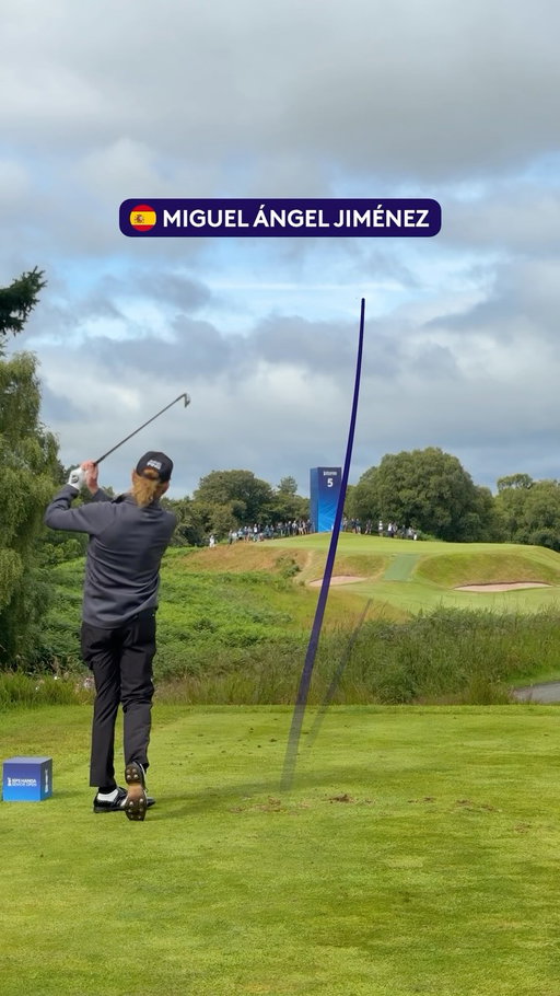 Tracers at the 5th 🚀

177 yards and straight into a stiff breeze today 💨

#SeniorOpen