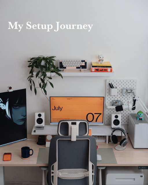 The setup has sure come a long way. 

Appreciate everyone who’s followed me along the journey 🙏🏾

#desksetup #pcsetup #gamingsetup #homeoffice #officedecor