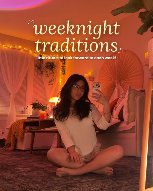 a lil mindset shift that’s made my weeks feel a little fuller: giving each weekday something to look forward to. 😌✨

#comfortcreator #themednights #slowliving #cozyhobbies 

☁️ mindful monday - all about getting yourself feeling good about the week ahead! play some soft music and dive into your calendar & planner. 

✨ try something tuesday - whether it’s a new dinner recipe or restaurant or walking trail, it’s always fun to challenge yourself to do something new! 

🧚‍♀️ whimsy wednesday - this one is for your inner child! take the evening to just have fun, make something, have a nostalgic night, and focus on joy!

🎬 theater thursday - i’m a movie girl, so i love an excuse to watch a new one, enjoy a comfort film, or go to the theater! 

💌 friend friday - reconnect with your people whether that’s through a phone call or in person. 

@jourdangames 😌💕

if you made it this far, ty for being here! i hope you stay as long as it feels good to you 🥹💕