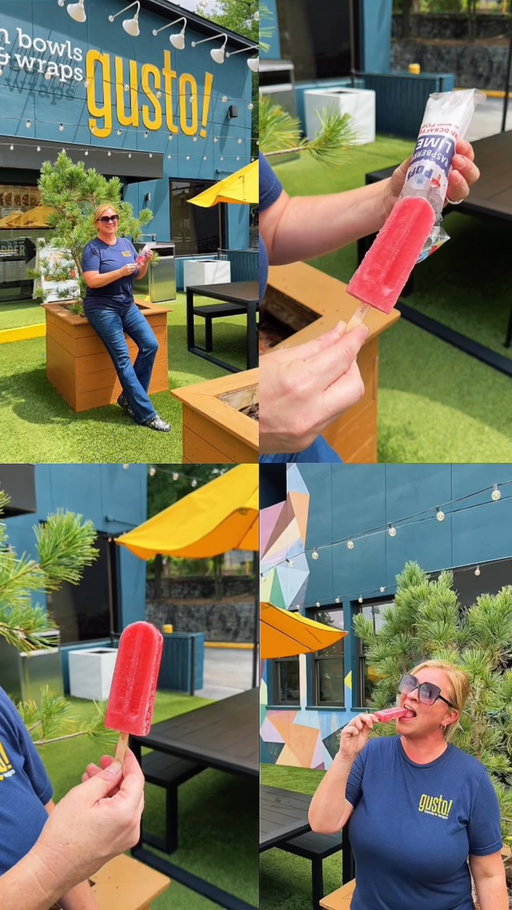 Fresh meals deserve a refreshing finish. ☺️

You can now find King of Pops at select gusto! locations! 🎉

Whether you’re grabbing a bowl or wrap, add an all-natural, handcrafted pop to round out your meal. Made with simple ingredients and real fruit, it’s the perfect way to cool off.

Add some pops to your in-shop orders at:
📍 Ponce (782 Ponce De Leon Ave NE)
📍 West End (1020 White St SW)
📍 Peachtree (1935 Peachtree Rd NE)
📍 Avalon (4195 Avalon Blvd)

Which flavor are you grabbing first? 👀

#KingOfPops #gusto #AtlantaEats #AllNatural #EatLocalATLOriginals