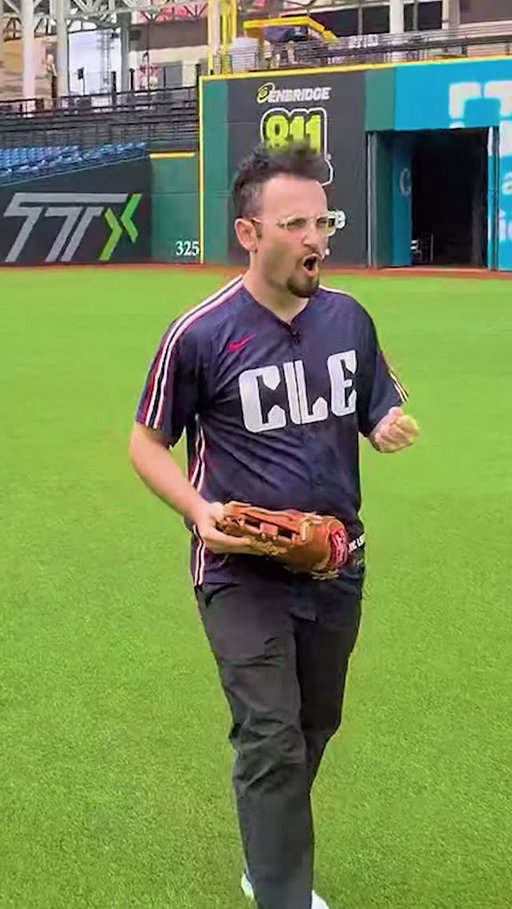 Trying out for the Cleveland Guardians