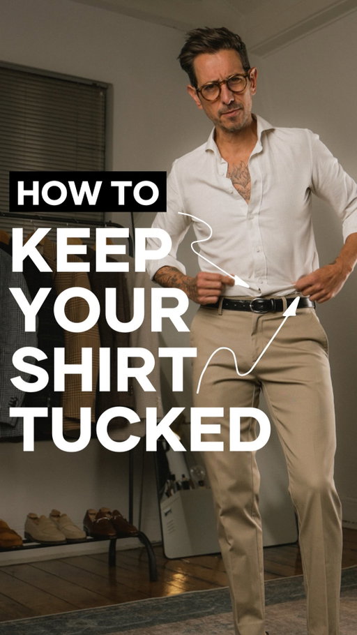 Nothing looks cleaner than a well tucked shirt. But keeping your shirt tucked in all day seems impossible. Most men look for the perfect method to tuck their shirt in, but ignore the fundamental mistakes keeping them untucked and sloppy. 

If your shirt is too short or your trouser rise to low,  you will never keep the perfect tuck. Lastly, to make sure it stays there, use the double tuck to lock it in place. Thank me later. 

#menstyleguide #mensfashiontips #menstyletips