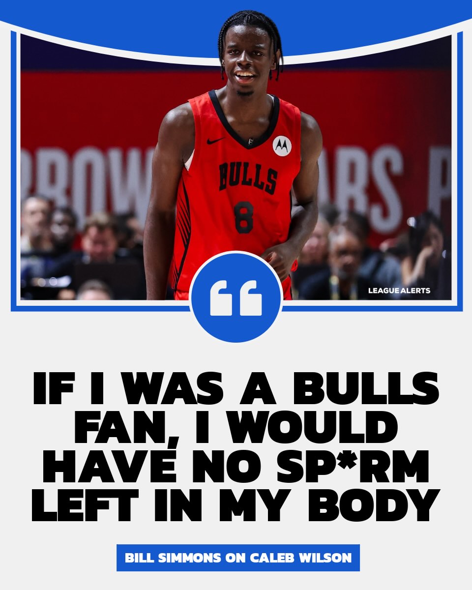 Bill Simmons compared #Bulls rookie Caleb Wilson to Tracy McGrady after watching his Summer League run.

“This is like watching T-Mac again.”