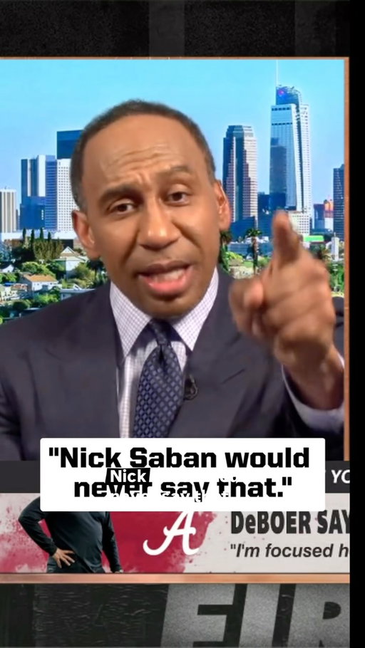 #StephenASmith Had Some Strong Words For Alabama Head Coach #KalenDeBoer Recently. 🫣 My Thoughts. #CollegeFootball #RollTide #Saban