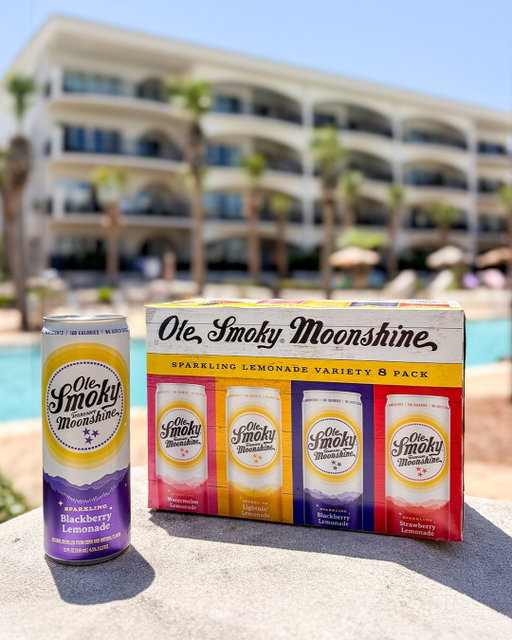 Moonshine meets sunshine.

NEW Ole Smoky Moonshine Sparkling Lemonade 4.5% ABV is here in four downright crushable flavors: Blackberry, Watermelon, Strawberry, and Lightnin' Lemonade. Find a pack near you at the link in our bio.