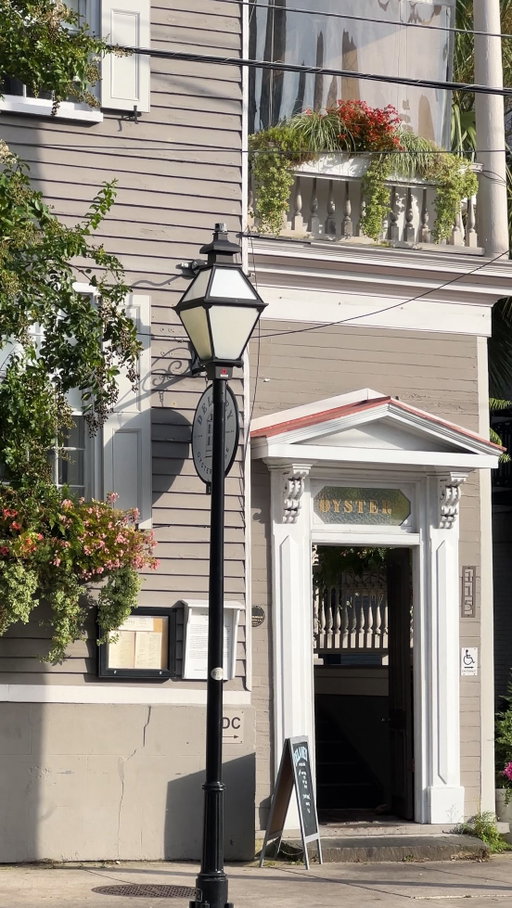 One of the most charming oysters bars in Charleston 🦪

@delaneyoysterhouse is just one of those places that once you know about it you’ll keep coming back. From the historic home setting to the delicious bites, this place is a Charleston staple for a reason. 

What we loved:
🦪the Delaney oysters 
🦪the coconut miso oysters (insane)
🦪the seasonal oysters (currently watermelon and mezcal these were incredible) 
🦞the lobster roll (insane portion for the price)
🥗the caesar salad 
🍣 the spicy tuna tartar
🌊 the scallops 
🍸 don’t forget to try one of their martinis that they have an entire menu to customize to your liking!