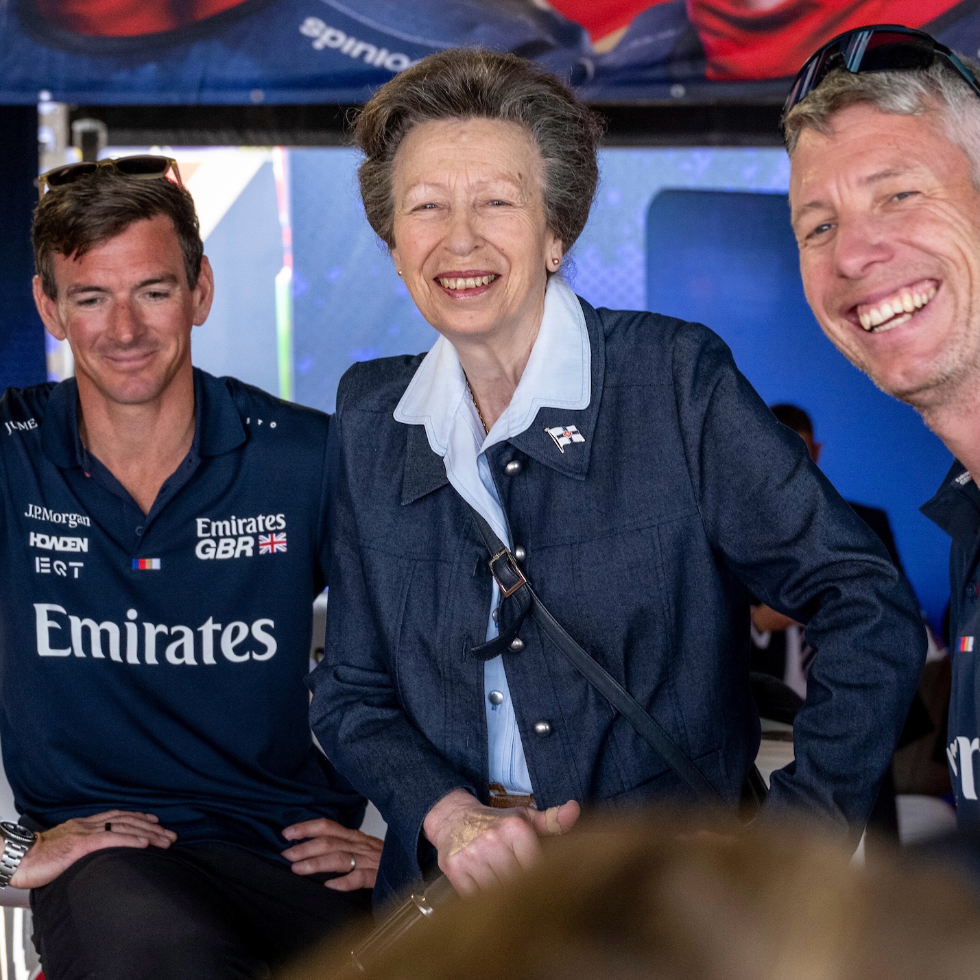 Royal seal of approval secured 🇬🇧

Her Royal Highness The Princess Royal, President of the Royal Yachting Association, stepped aboard the Emirates GBR F50 ahead of the Emirates Great Britain Sail Grand Prix in Portsmouth this weekend. 

@theroyalfamily 
@royalyachtingassociation 
@sailgp
