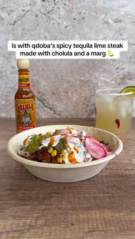 my plans for tonight, hbu? 🌯🍹 @qdoba