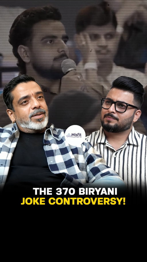 370 Biryani Joke Controversy Ka Asli Sach! #shorts 

In an aggressive, high-retention callout of digital media culture, the speaker cuts through the superficial outrage surrounding stand-up comedy scandals (specifically referencing the Praneet More incident). Placing internet outrage side by side with severe real-world tragedies—such as fatal accidents and military losses—the speaker exposes how trivial online drama is weaponized for clicks while real issues are ignored. 

Subscribe to the MisfitHumans series to catch raw, unfiltered weekly masterclasses on comedy, mindset, and human resilience.

Comment Below: What’s your take on modern comedy—is crowd work getting repetitive, or do you love the live crowd interactions? 

#JeeveshuAhluwalia #StandUpComedy #CrowdWork #IndianComedians BrainStrokeSurvival ComedyControversy HumourHeals MentalResilience Bhakti MisfitHumans