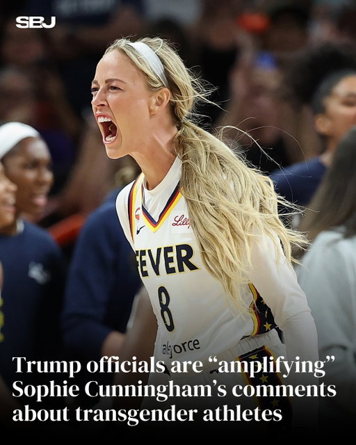 Sophie Cunningham’s comments on transgender athletes in women’s sports have drawn attention from the White House.

In an ESPN profile story published last week, Cunningham clarified her stance on trans athletes.

"I got a lot of negative feedback about me hating trans. And I'm like, 'I never once said that.,'" she said in the article.

"I think that I am here to extend love. But I also think with that love is truth, being honest. And I want to protect young girls in a locker room, or young girls in sport who shouldn't have to go against biological men."

Per the Washington Post, Press Secretary Karoline Leavitt said President Trump supports Cunningham’s stance and has been following the discussion. 

Cunningham, who stood by her remarks, said she is “not a very political person” but remains committed to her personal beliefs and values.