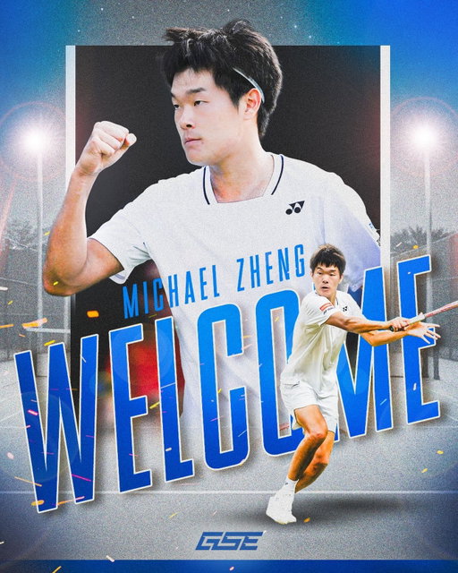 Welcome to GSE Worldwide @michael_zheng04 👏🙌

#ATP #GSETennis