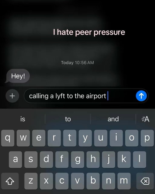 when bestie has been on vacation since may