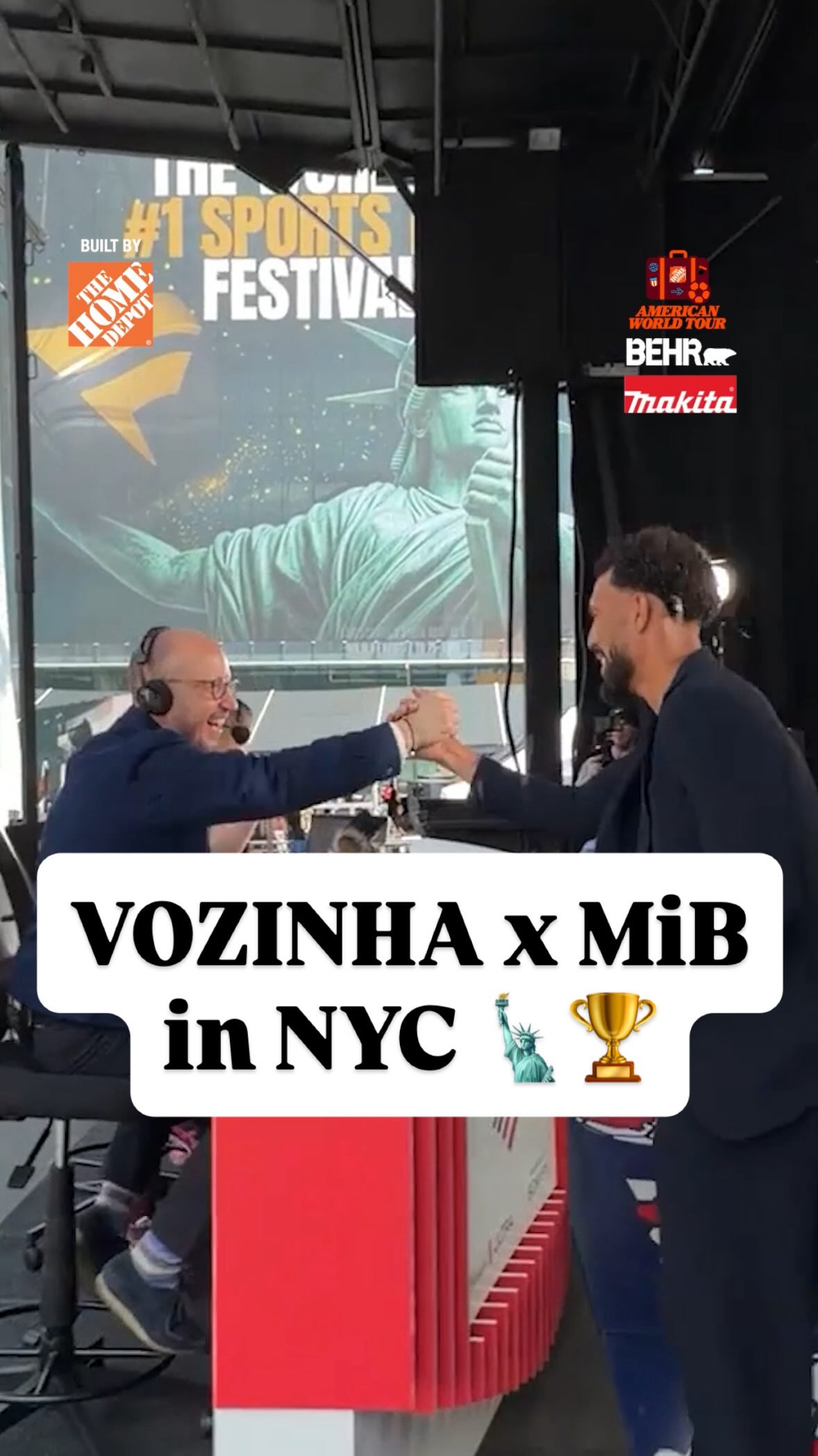 VOZINHA. NYC. THE BIGGEST MATCH ON THE PLANET 🏆💙

We met up with the biggest star of the tournament – & the goalkeeper who put Cape Verde on the map – at the final stop of our American World Tour, built by @homedepot