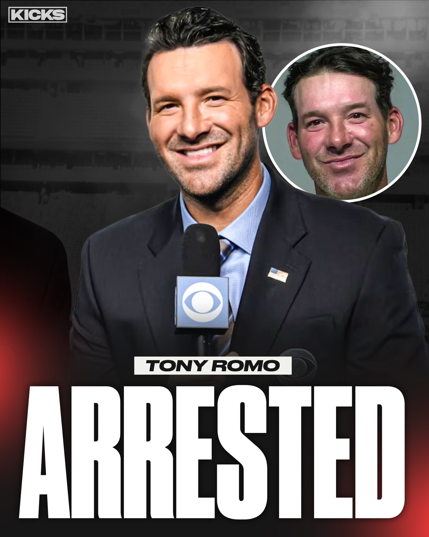 BREAKING: Tony Romo was arrested for OWI last night in Milwaukee 🚨

(via mysportsupdate/X)