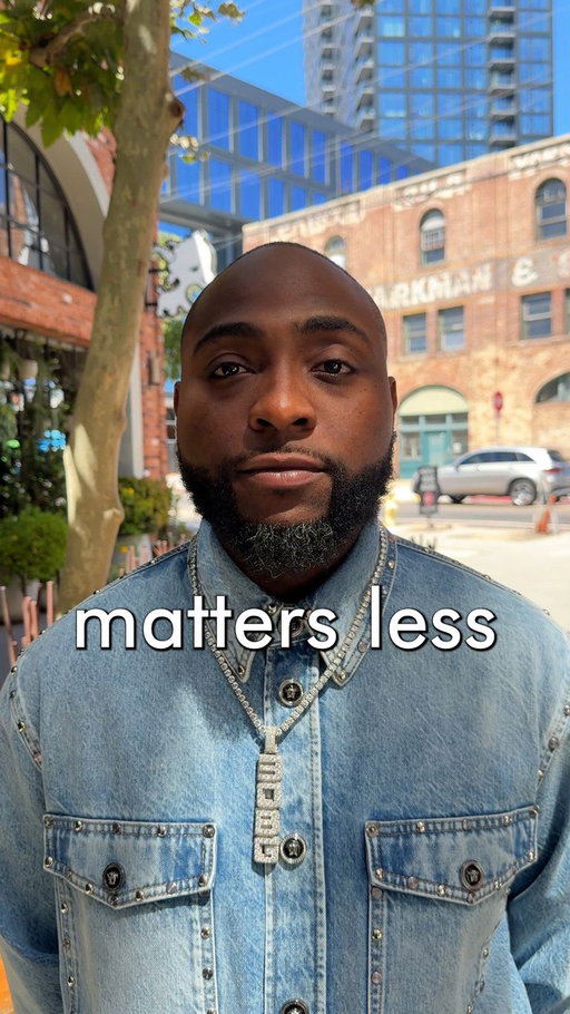 ‘I just knew it was going to work out.’ 😎Davido, Nigeria