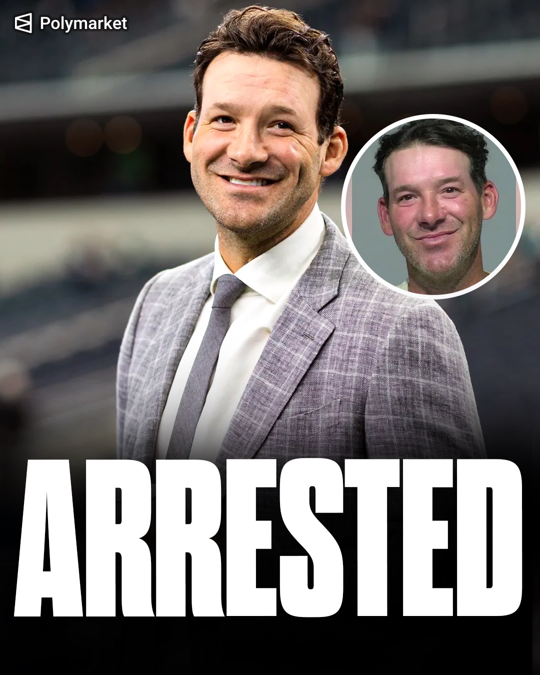 🚨 𝐁𝐑𝐄𝐀𝐊𝐈𝐍𝐆: Tony Romo has been arrested on suspicion of driving while intoxicated.