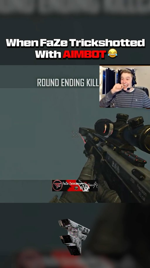 Cheating for a good cause 😂✌️ #faze #fazeclan #blackops #trickshot #callofduty