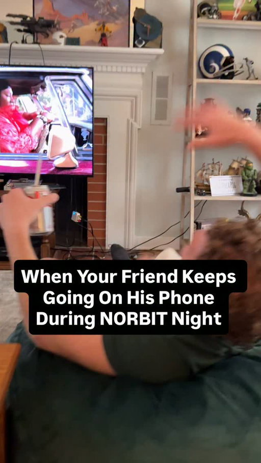 My pop pop passed while watching norbit (twice) ? #gurgle #skit #comedy #movie #roommate