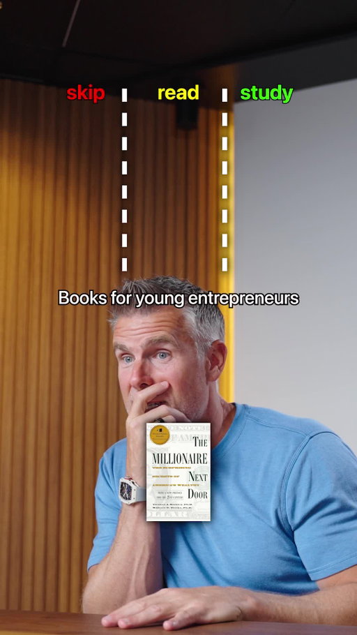 Should you SKIP, READ, or STUDY these books if you're a young entrepreneurs