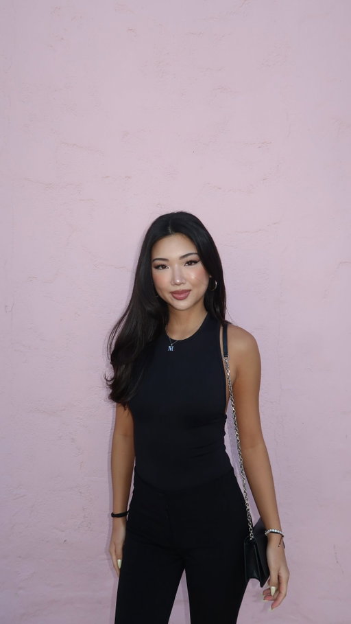 calendar is full and the wardrobe is too✨ 

@maru_lee wearing our ‘Aidan Racer Back Bodysuit & Rue Capri Pants’ #peppemayo 

#peppermayo