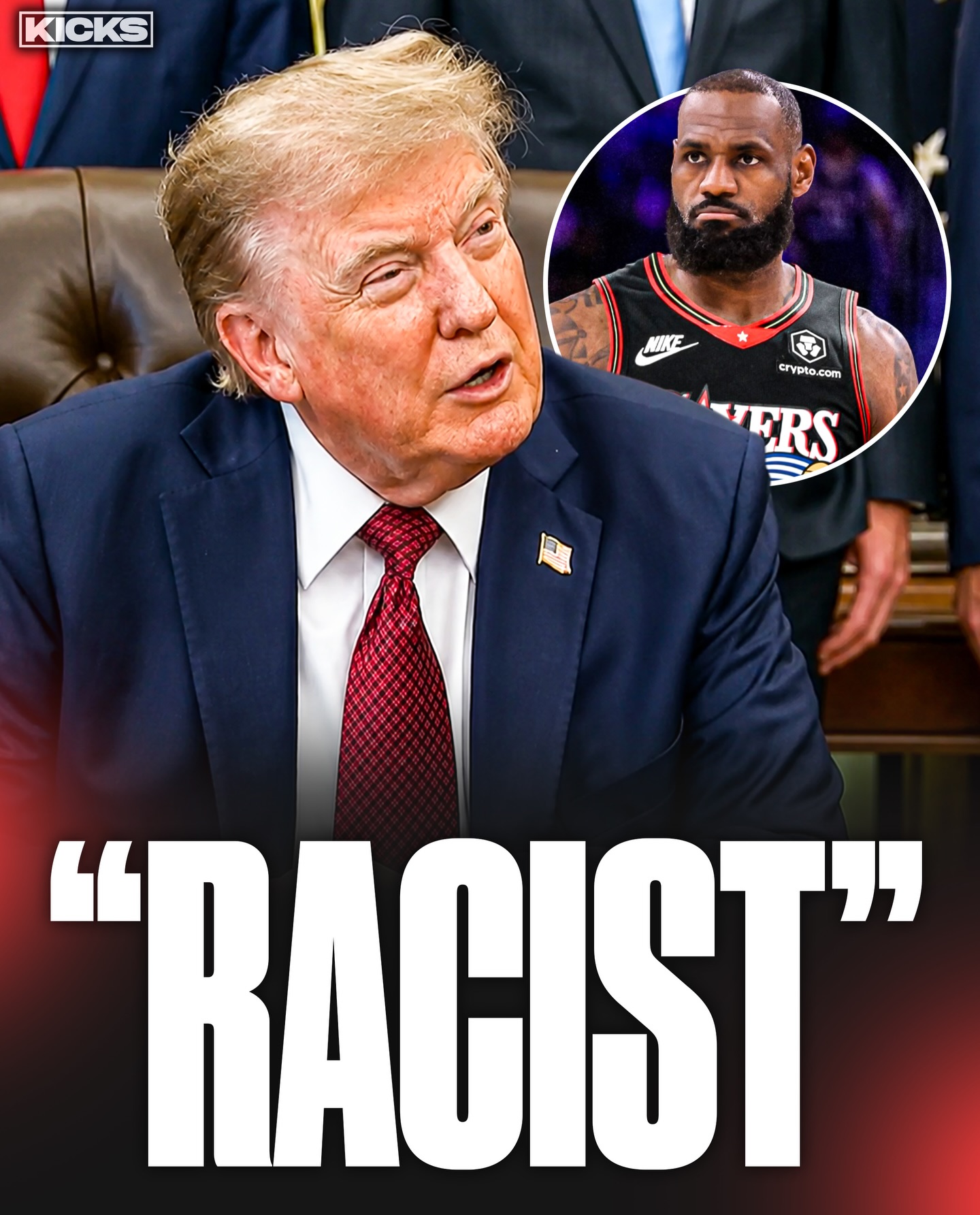 Donald Trump fired off on LeBron when asked about the GOAT debate 🤔