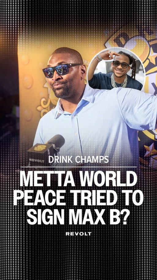 Metta tried to sign @maxb140? 👀😳

Tap into a new @drinkchamps feat. the legend himself @mettaworldpeace37 as he talks basketball, playing with Kobe 🐍 & more! 

Watch Saturday ➡️ 11AM ET on REVOLT’s YouTube.