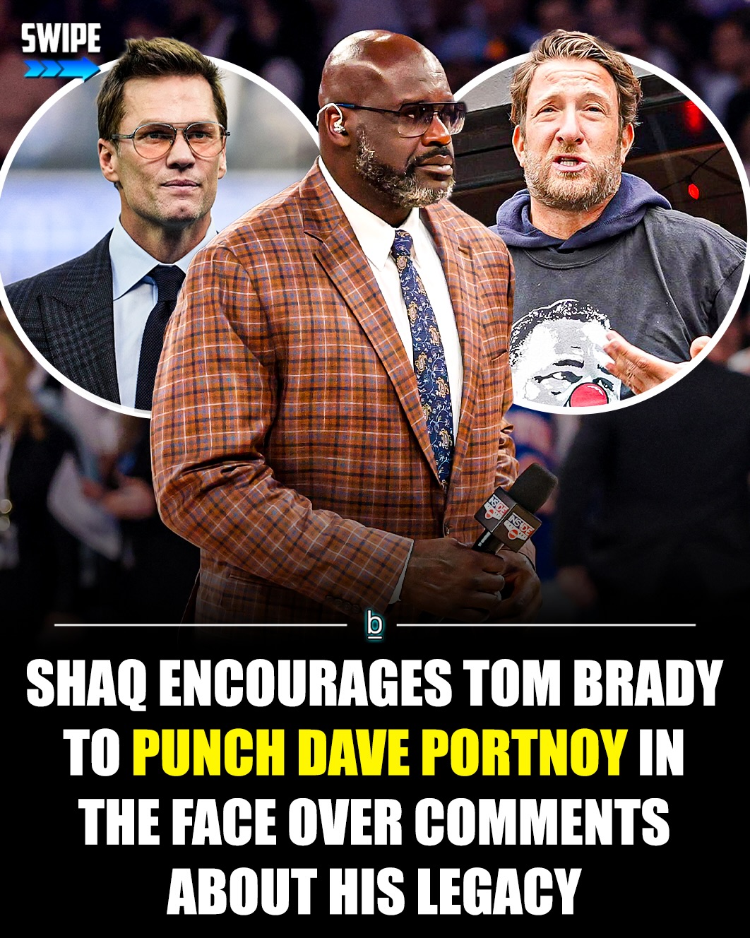 Shaquille O’Neal is taking Tom Brady’s side in a big way. 😳

After Dave Portnoy ripped Brady’s post-retirement career, calling it “cringey” and saying the NFL legend is hurting his legacy by getting involved with Logan Paul and other entertainment ventures, Shaq fired back with some brutally blunt comments. 😂

The NBA Hall of Famer called Portnoy an “idiot,” said he’d be glad if someone punched him in the face, and even joked that he hopes it’s Tom Brady. Shaq also argued that Brady knows exactly what he’s doing and doesn’t need to listen to critics like Portnoy.

Portnoy’s comments surprised plenty of fans given that he built much of Barstool’s following while being one of Brady’s biggest supporters during the Patriots dynasty. 🏈

Now, he’s arguing that Brady has gone from untouchable icon to someone who is “lame-ifying” his own legacy.

Of course, plenty of people also pointed out the irony of Shaq defending Brady’s business moves. O’Neal has spent years becoming one of the biggest pitchmen in sports history with countless endorsement deals, leading many to argue he understands better than anyone why athletes keep cashing in after retirement. 💰

Follow 👉 @brobible for all things “dude” 😎 

#guys #men #dudes #bros