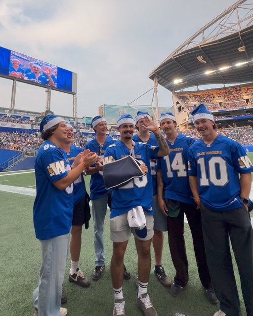 Some good ol Canadian boys & some good ol Canadian football 🤝

#ForTheW