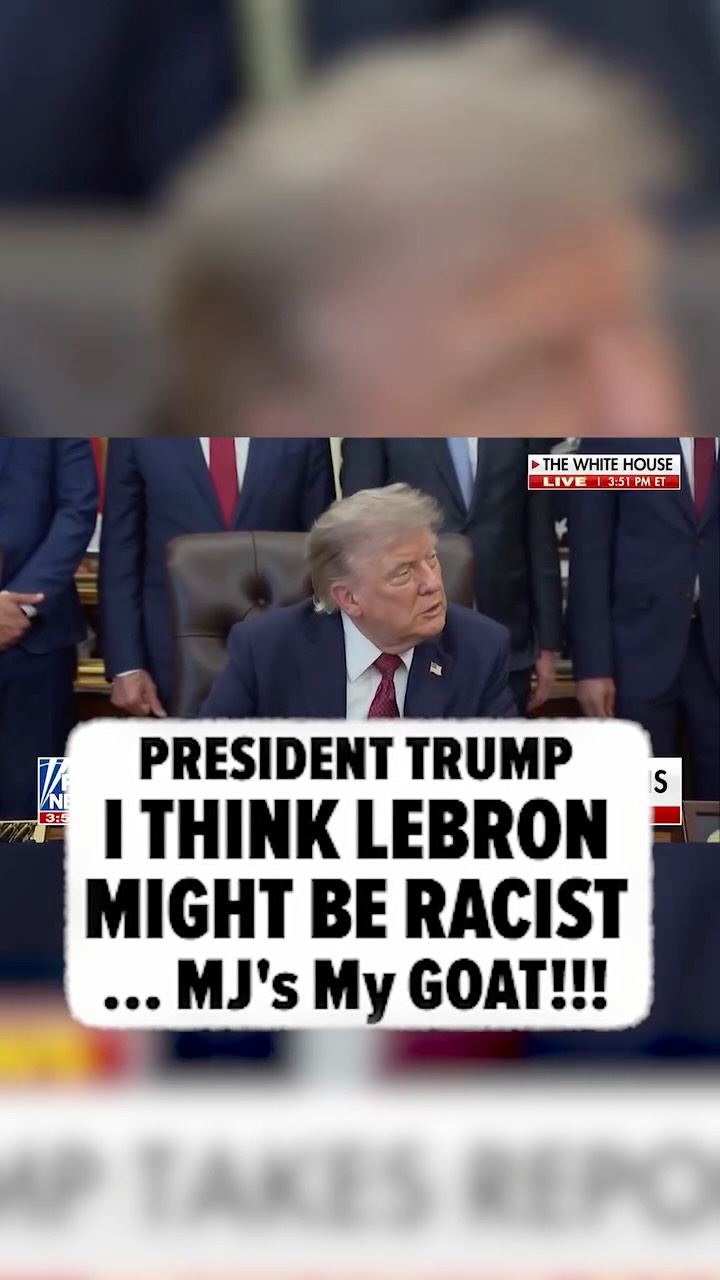🏀🤔 LeBron James is now a Philadelphia 76er ... but President Donald Trump believes he's "maybe" more of a racist.