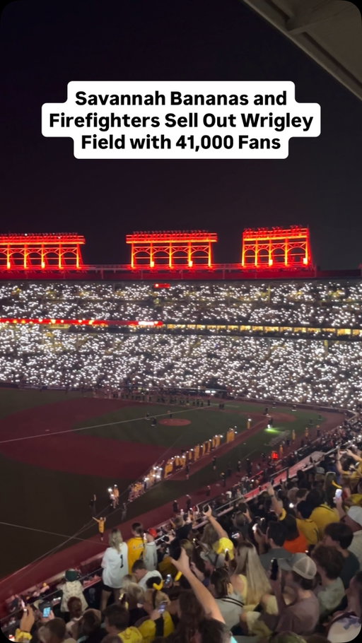Our first-ever night at Wrigley Field was unforgettable. Thank you, Chicago!