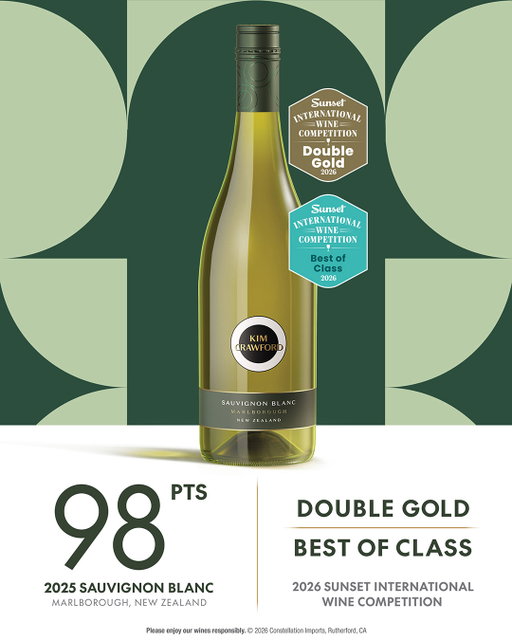 98 Points. Double Gold. Best of Class. ✨

Thank you to the 2026 Sunset International Wine Competition for recognizing our 2025 Sauvignon Blanc with such an honor. Cheers to raising the bar and your glass! 🥂