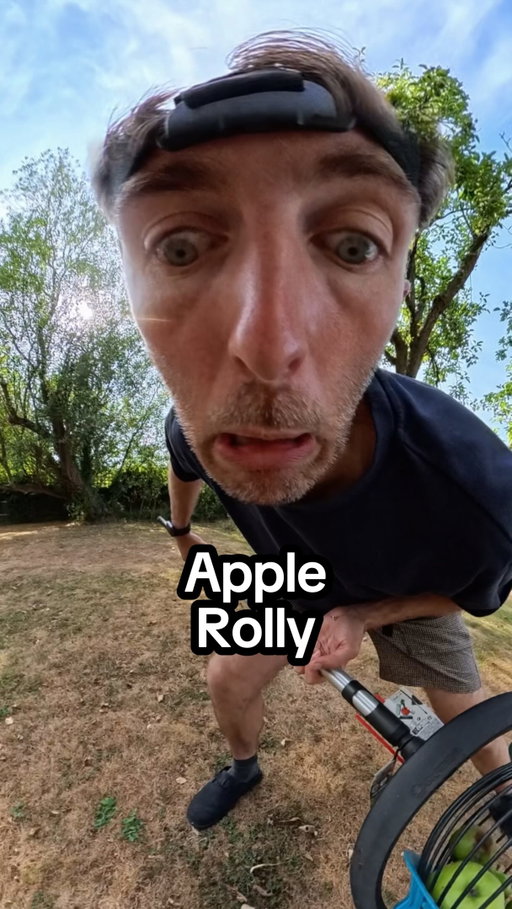 I’m bringing the rolly rolly picky uppy back out. Apple collecting dream.