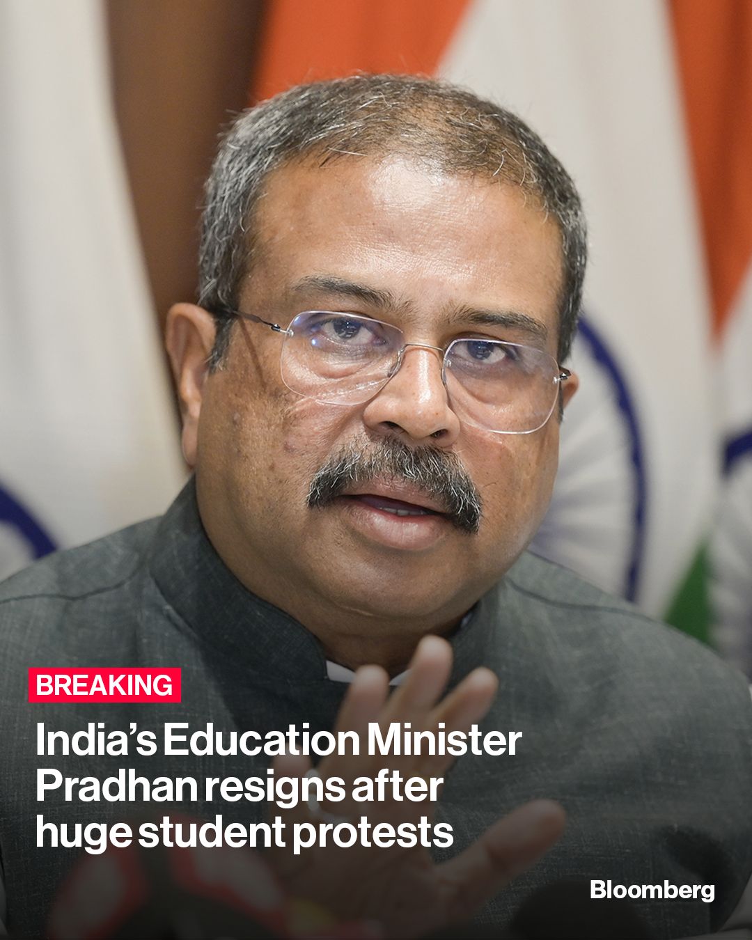 India’s Education Minister Dharmendra Pradhan has tendered his resignation after widespread 'Cockroach' protests over student exam paper leaks. Tap the link in our bio for more.

📷️: Raj K Raj/Hindustan Times