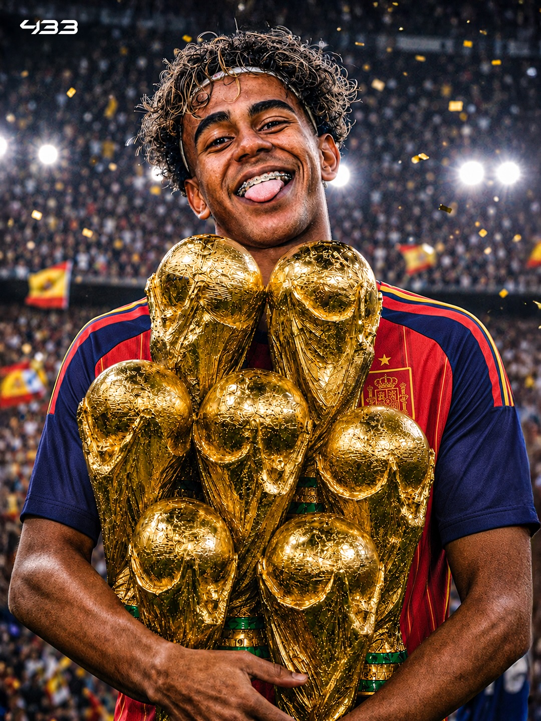 𝐋𝐀𝐌𝐈𝐍𝐄 𝐂𝐀𝐍 𝐖𝐈𝐍 7️⃣ 𝐖𝐎𝐑𝐋𝐃 𝐂𝐔𝐏𝐒 🤯

Lamine Yamal has just played in his first World Cup at such a young age... he could still play in possibly six more 😳

This year, Lionel Messi and Cristiano Ronaldo made history by playing in their sixth World Cup, something no player had ever done before 😲

But can Lamine Yamal break that record? Here’s how old he would be at the next World Cups:

🏆 2030: 22 years old
🏆 2034: 26 years old
🏆 2038: 30 years old
🏆 2042: 34 years old
🏆 2046: 38 years old
🏆 2050: 42 years old

Cristiano Ronaldo was 41 years old when he played at this year’s World Cup...

It’s not impossible that Lamine Yamal could play in — and maybe even win — seven World Cups 👀