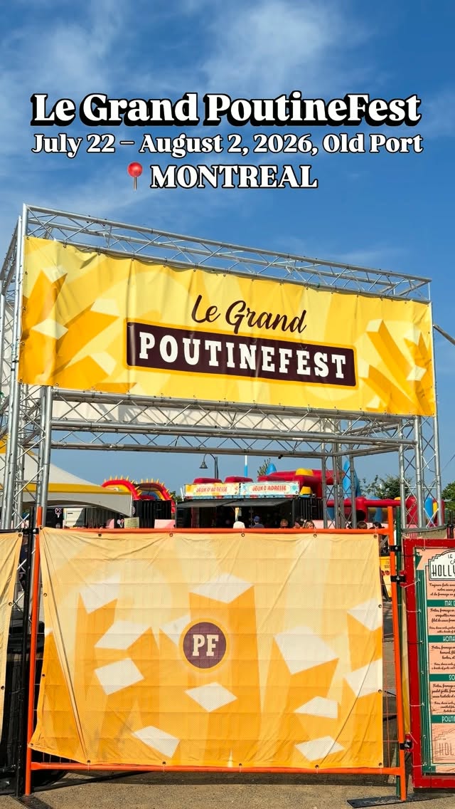 🍟 Poutine lovers, this one’s for you! 🇨🇦

Le Grand PoutineFest is back at Montreal’s Old Port with mouthwatering poutine creations, live entertainment, food trucks, music, and family-friendly fun. Whether you’re a fan of the classic or love trying unique toppings, this festival is a must-visit this summer!

Follow @aanchalsahni05 for more Montreal updates❤️

📍 Location: Quai de l’Horloge, Old Port of Montreal
📅 Dates: July 22 – August 2, 2026
🕒 Timings:
• July 22: 5:00 PM – 9:00 PM
• July 23 – August 1: 12:00 PM – 9:00 PM
• August 2: 12:00 PM – 8:00 PM
🎟️ Free entry

Who’s joining me for the ultimate poutine feast? 🍟✨

#LeGrandPoutineFest #OldPortMontreal #MontrealEvents #PoutineLovers #MTLFoodie

(Le Grand PoutineFest, Old Port Montreal, Montreal food festival, poutine, food trucks, Quebec events, Canadian food, summer festival, Montreal attractions)