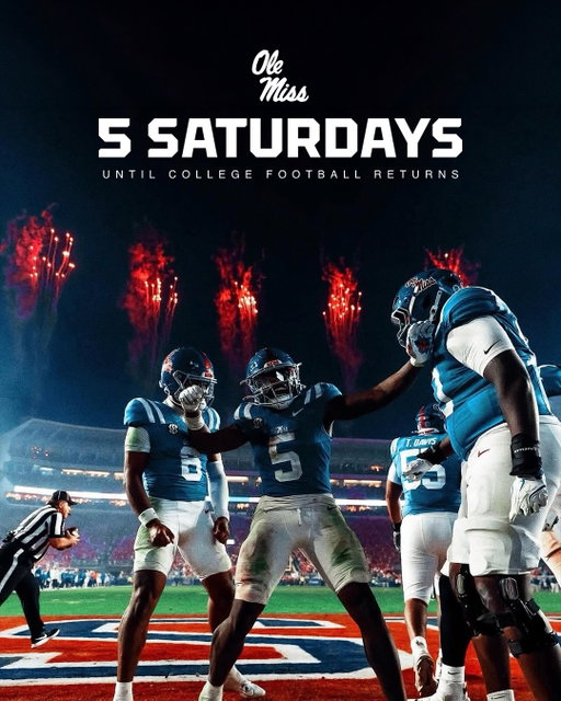 ONLY 5 MORE SATURDAYS