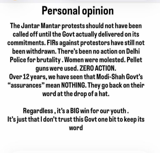 The fight goes on and cannot stop until justice is FULLY done. 

Delhi, Jantar Mantar, Protest