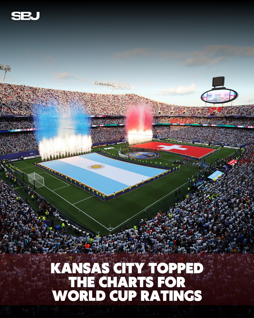 When it came to the World Cup, Kansas City really showed up and tuned in.

Hosting six World Cup matches was only part of the story. 

Kansas City also became the tournament’s top TV market, fueled by packed watch parties and a citywide passion for the game.
