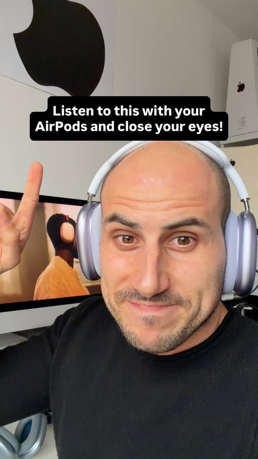 Let me bring you to another dimension!

Also per request sharing with you a longer version!

Close your eyes, enjoy and share this with a friend who needs to hear this too!

Follow for experiences like this one!
_______
#airpods #airpodspro #8daudio #applemusic #appledsign