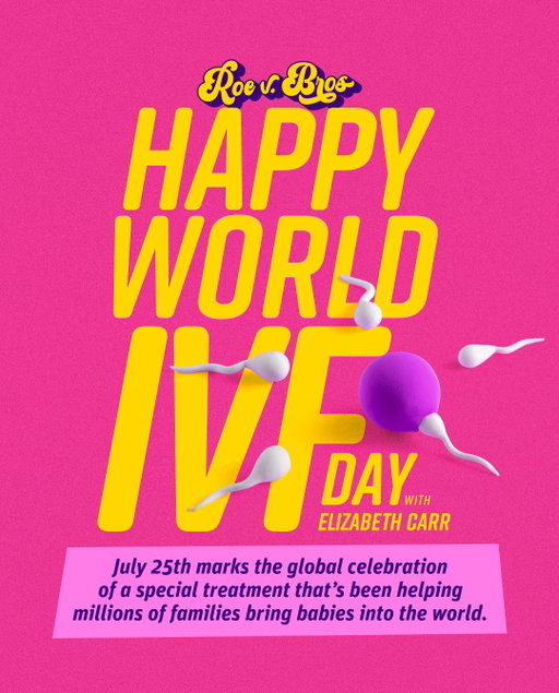 It’s World IVF Day! @ejordan12 has heard every IVF myth imaginable. Let’s debunk them. Start swiping 🙌💖
