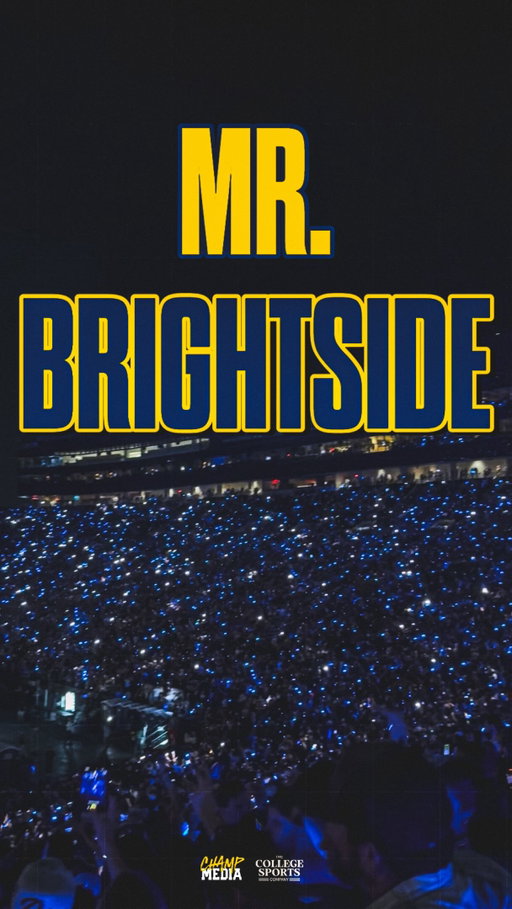 No football game? Doesn’t matter. Mr. Brightside still took over the Big House last night 🤩〽️
•
•
•
#GoBlue #GoBlue〽️ #MichiganWolverines #MichiganFootball #Explore