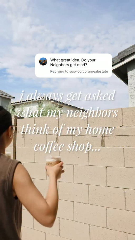 I seriously have the best neighbors! 🥹🤍🏡 #coffee #azcoffeeshop #homebasedcoffee #espresso #homebasedcoffeeshop