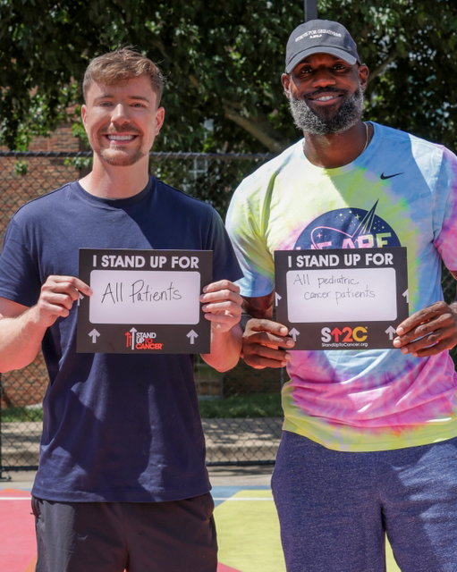 We teamed up to make 100 children’s wishes come true in today’s video @su2c @amgenbiotech @stbaldricks @ljfamfoundation