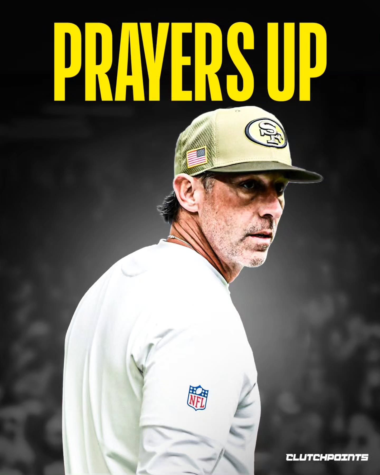 Prayers up for Kyle Shanahan as he recovers from a terrifying car accident. 

The San Francisco 49ers head coach suffered significant injuries on July 14 after colliding with an SUV near his Northern California home during his summer break. 

Shanahan suffered a broken nose, three broken ribs, a broken hand, a severe concussion, and required over 40 stitches in his face. 

While the injuries will leave him limited as the 49ers officially open training camp, the priority right now is strictly his health after such a scary situation. 

Wishing Coach Shanahan a full and speedy recovery!