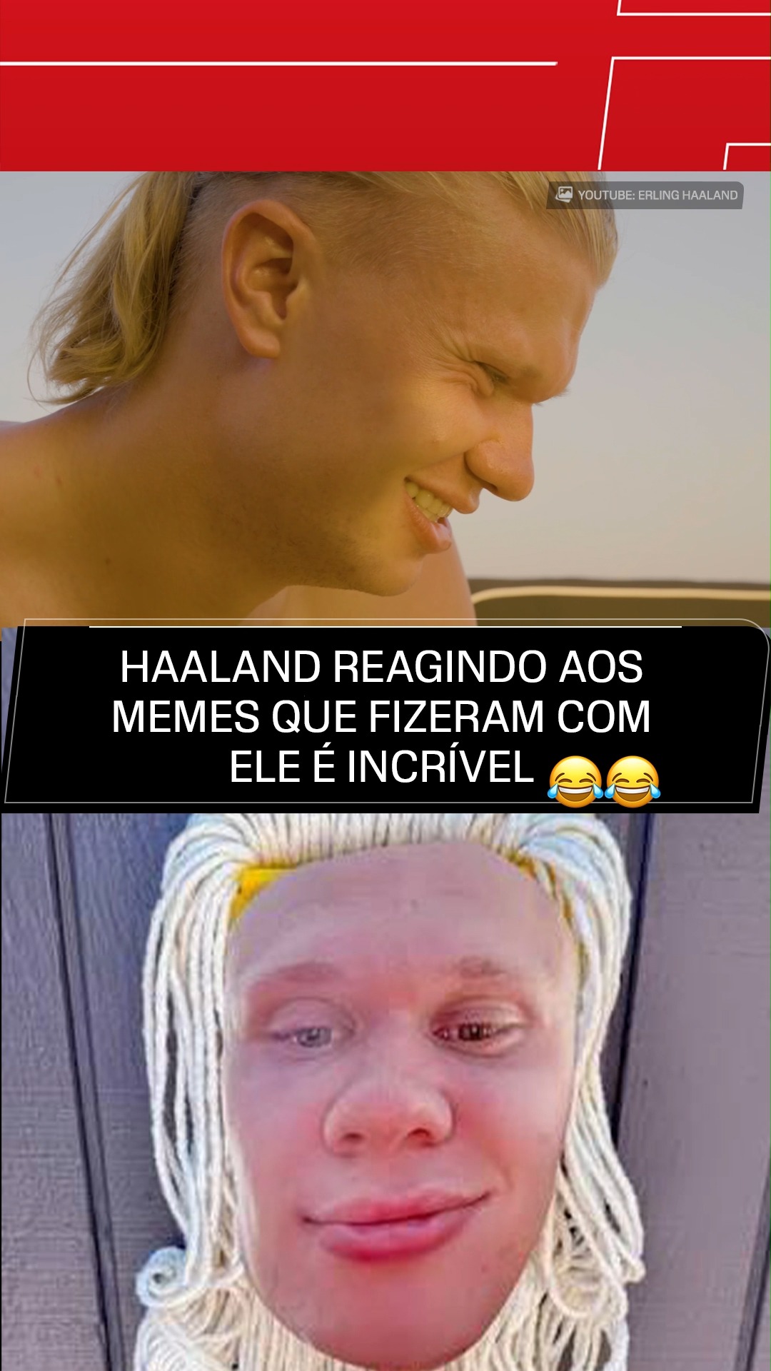 O PERSONAGEM DA COPA 🤣 🤣 🤣 🤣 Através de seu canal no YouTube, Haaland reagiu aos melhores memes que fizeram com ele durante a Copa do Mundo e levou tudo na esportiva! 

📽️ Erling Haaland/YouTube 

#ESPN2026 #Haaland