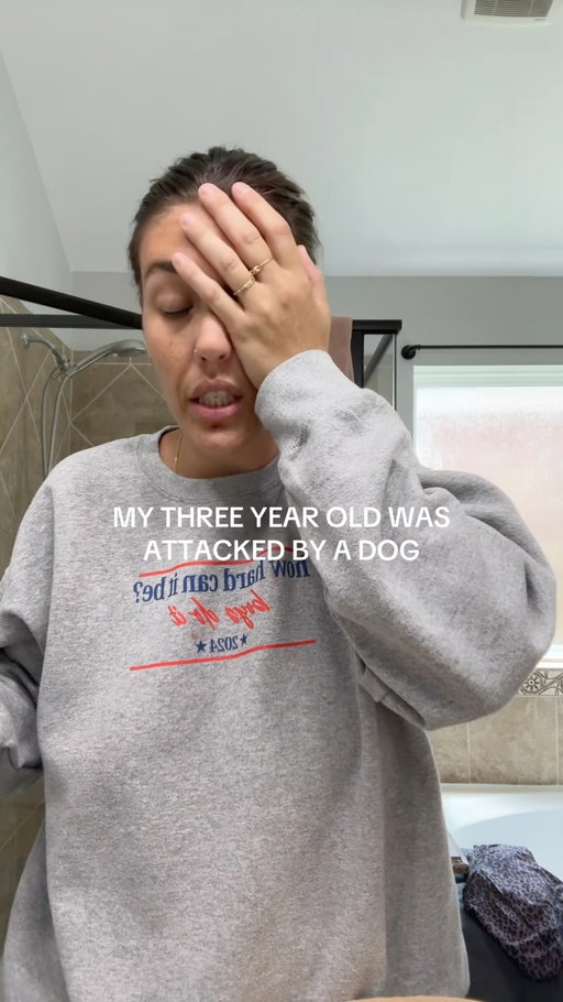 Yesterday was the worst and scariest day of my life. My mom and I were standing in the kitchen, and my daughter walked past the dog and she just attacked. Full on mauling. I can’t imagine how scary that was for my baby girl. She was such a trooper and I can’t say enough thank yous to @utmbhealth for the incredible doctors, nurses, and childlife specialists. #rachonlife #dogbite #millennialmom #momlife #motherhood