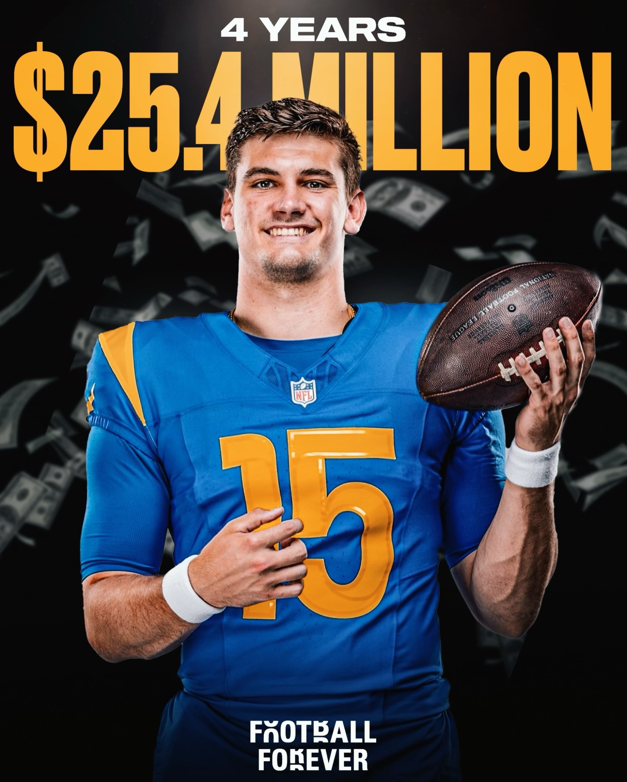 BREAKING: The Rams are signing No. 13 pick QB Ty Simpson to a 4-year/$25.4M fully guaranteed contract with a $14.94M signing bonus ✍️

With the Rams set to report to training camp on July 25th, the sides were able to reach an agreement.