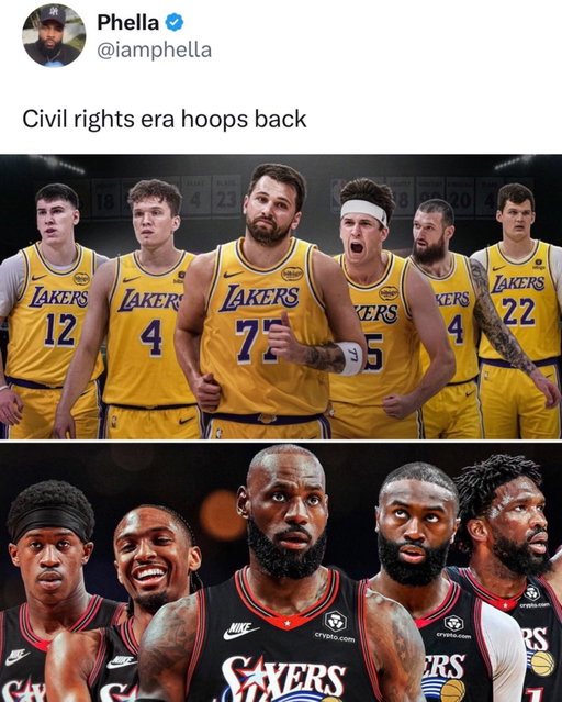 Bron said he had to get out of there 😭😭

The internet wasted no time turning LeBron’s move into a meme, with plenty of people joking that he left a roster full of white teammates to go hoop with a team that’s “all about the culture.” It’s the kind of over-the-top joke that spreads fast online because fans always find a way to turn major free agency moves into viral content.

Most of the reactions aren’t really about race as much as they’re about the perceived vibe of the team. Fans are framing the move as LeBron choosing a different locker-room atmosphere, and the exaggerated memes are taking that idea to the extreme for laughs. As with most sports memes, the jokes quickly become bigger than the actual basketball discussion.

At the end of the day, the focus will shift to what happens on the court. Viral posts and jokes can dominate social media for a day or two, but if LeBron and his new teammates start winning, that’s what people will remember most. Until then, expect the memes and one-liners to keep flooding every timeline.

Follow US (@jukedly) to stay locked in if you love sports! 🔥