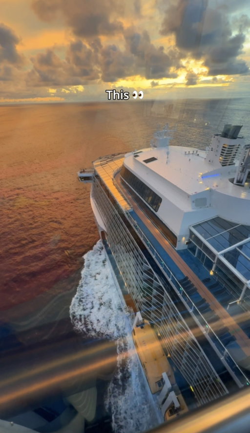 Can’t talk, I’m 300 feet above sea level.⁣
⁣
📍North Star observation capsule on Quantum of the Seas, sailing from Los Angeles, California